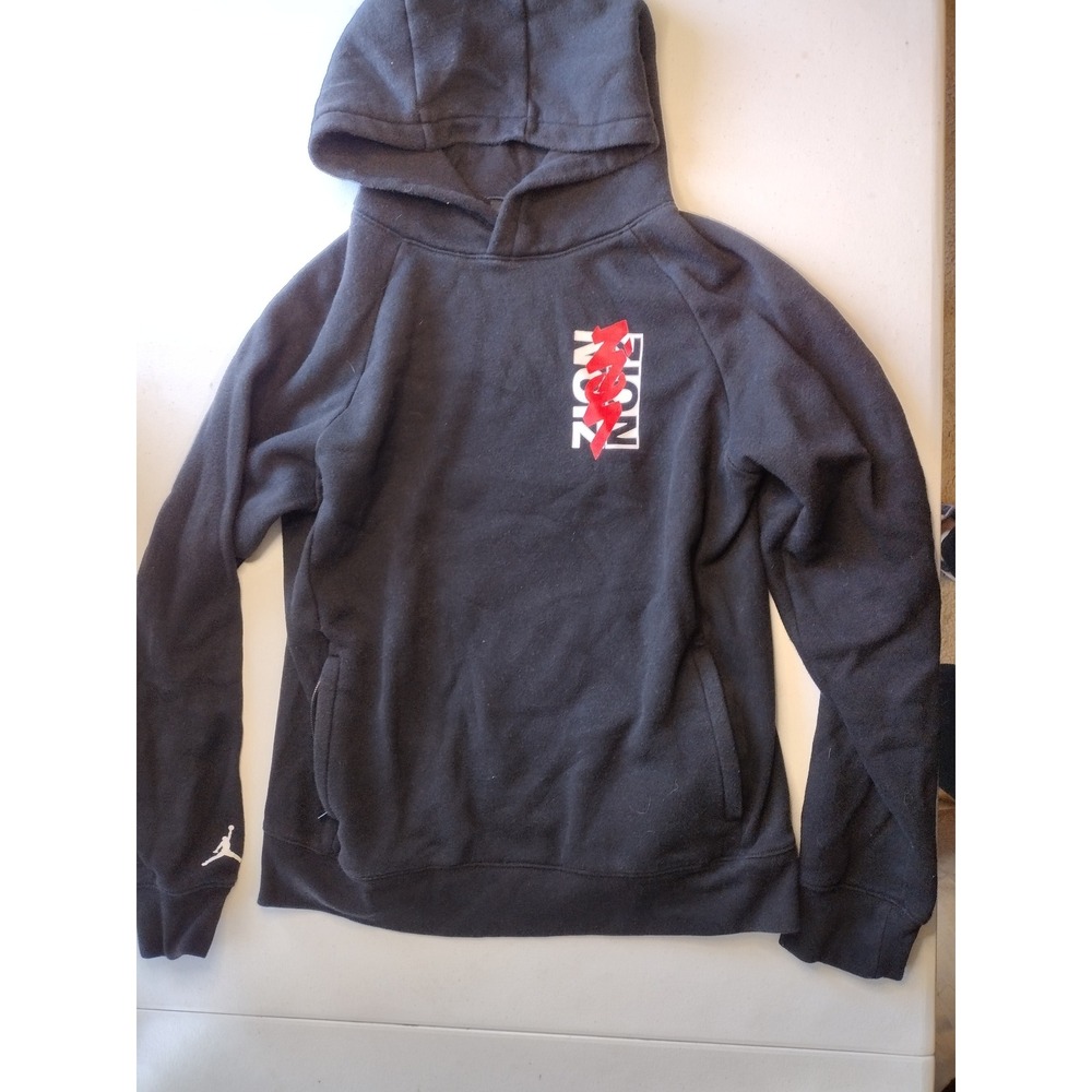 Jordan Zion Williamson Boys XL‎ Black Red Number One Graphic Pullover Hoodie
